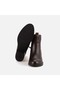 Brown Genuine Leather Women's Heeled Boots - Kemal M1 - 5