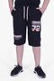 72 Text Printed Wide Leg Cord Detailed Boy's Capri