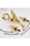 Bathroom Sink Faucet Kuğu Gold Gold Dore Set of 3 New Model Imported with 7 Year Warranty - 7