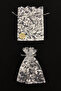Silver Rose Henna Cookie Engagement Gift Pouch 50 Pieces Size 12x15cm, Nikah Wedding Bride Mevlüt Sünnet - 4