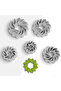 Leaf Wreath Shaped Polymer Clay Cutting Mold, Earring Mold, Jewelry Mold, Clay Cutter, No:1109