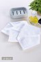 12-Piece White Mini Towels - 26X26 Cm, 22Gr 100% Cotton, for Babies and Children, Use as Face Towels - 2