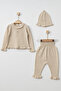 Knitwear Dotted Girl Suit 4029