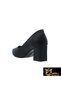 Women's Black Genuine Leather Shoes 505321065 -1 - 6