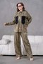 Women's Pocket Detailed Jacquard Shirt Double Set - 2