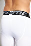 Basketball White 3/4 Sports Tights - 8