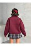 1996 Printed Sweatshirt with Zipper Detail - 5