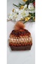 Hand Knitted//Natural//Marbled//Beret.