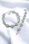 Metal ̇Ze İnci ̇ Baklava Choker Chocker Necklace Set of Bi ̇ - 3