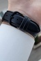 Case Black Numerals White Color Men's Wrist Watch - 5