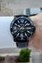 Case Black Numerals White Color Men's Wrist Watch - 3