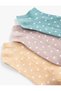 3-Pack Multicolor Polka Dot Bootie Socks Set - 3