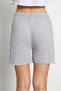 A.Grey Women's Ribbed Casual Comfortable Wear Shorts Pajama Bottoms - 4