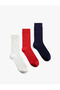 Simple 3-Piece Sock Set - 2