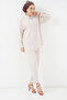 6593 Oversize Double Set - Kremowy - 2