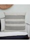 Buldan Woven Bohemian Design 100% Cotton 45X45Cm Throw Pillow Cover Cream - 3