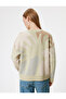 Crew Neck Sweater Knitwear Abstract Pattern Long Sleeve - 4