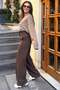 Mink V-Neck Oversize Women's Knitwear Sweater Mg2149 - 8