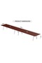 Bentuk 139-48 12 Seater Conference Meeting Table Modern Furniture - Apple Cherry - 6