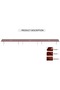 Bentuk 139-18 18 Seater Conference Meeting Table Modern Office Furniture - Apple Cherry - 3