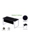 Vorm 136-16 U-Shaped Conference Meeting Table for Office - 12 Seater, Black - 3