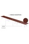 Bentuk 139-18 18 Seater Conference Meeting Table Modern Office Furniture - Apple Cherry - 2