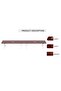Bentuk 139-48 12 Seater Conference Meeting Table Modern Furniture - Apple Cherry - 3