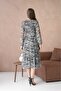 V-Neck Midi Length Tulle Dress - 4
