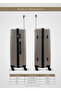 Travel Luggage 3 Pcs Lightweight Trolley Set -ABS-CHAMPAGNE - 5