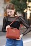 Women's Canvas Arm Bag with Shoulder Strap - 6