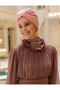 Sandy Drawstring Design Bonnet - Powder - 5