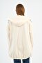 Hooded Shoulder Detailed Long Cardigan (B22-30305) - 7