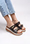 Lischaris Women's Slippers 0012321 Brown