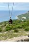Natural Stone Drop Rhodonite Stone Pendant, Non-Tarnishing, Without Chain - 4