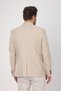 Alturo Men's Beige Spring-Summer Honeycomb Print Regular Fit Blazer Jacket - 4