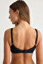أسود واحد جيرسي Underwire الصلبة قبعة ثابتة تي شيرت برا الصدرية THMSS25SU00012 - 6