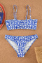 Etnik Desenli Straplez Kaplı Bikini Üstü TBESS24BU00128 - 5