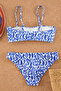 Etnik Desenli Straplez Kaplı Bikini Üstü TBESS24BU00128 - 7