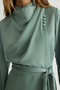 Mint Regular Satin Plain Weave Tctss25Db00012 - 4