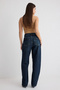 Koyu Mavi Normal Bel Loose Baggy Jeans TWOSS25JE00063 - 5