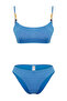 Mavi Aksesuarlı Bralette Kaplı Regular Normal Bel Bikini Takımı TBESS25BT00057 - 5
