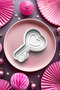 Hearted Love Key Cookie Mold Cutter Dough Shaper - 2