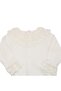 Baby Girl Ecru Scalloped Lace Beret Jumpsuit 0-3 Months - 3