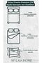 Stripy Dreams Premium Duvet Cover Set Double Size |   Duvet Cover, 4 Pillowcases, with Flat Sheets | - 3