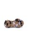 Special Design Zebra Detail Stoned Beige Color Stylish Sports Sneaker Shoes - 5