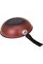 30Cm Carbon Steel Wok Pan, Dc2137 | Non-Stick Coated Interior | Bakelite Handle | Dishwasher Safe | Frying Pan For All Stoves | Flat Bottom Pan - 4