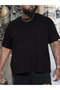 Black Large Size Oversize T-Shirt - 2