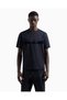 Men's Regular Fit Cotton Eagle Printed Cotton Short Sleeve Navy T-Shirt Em 001015   Af13669-Ub118