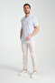 Slim Polo Collar Waffle Men's Regular Fit Polo Collar T-Shirt 100% Cotton - 6