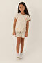Girls' brown shorts set - 3